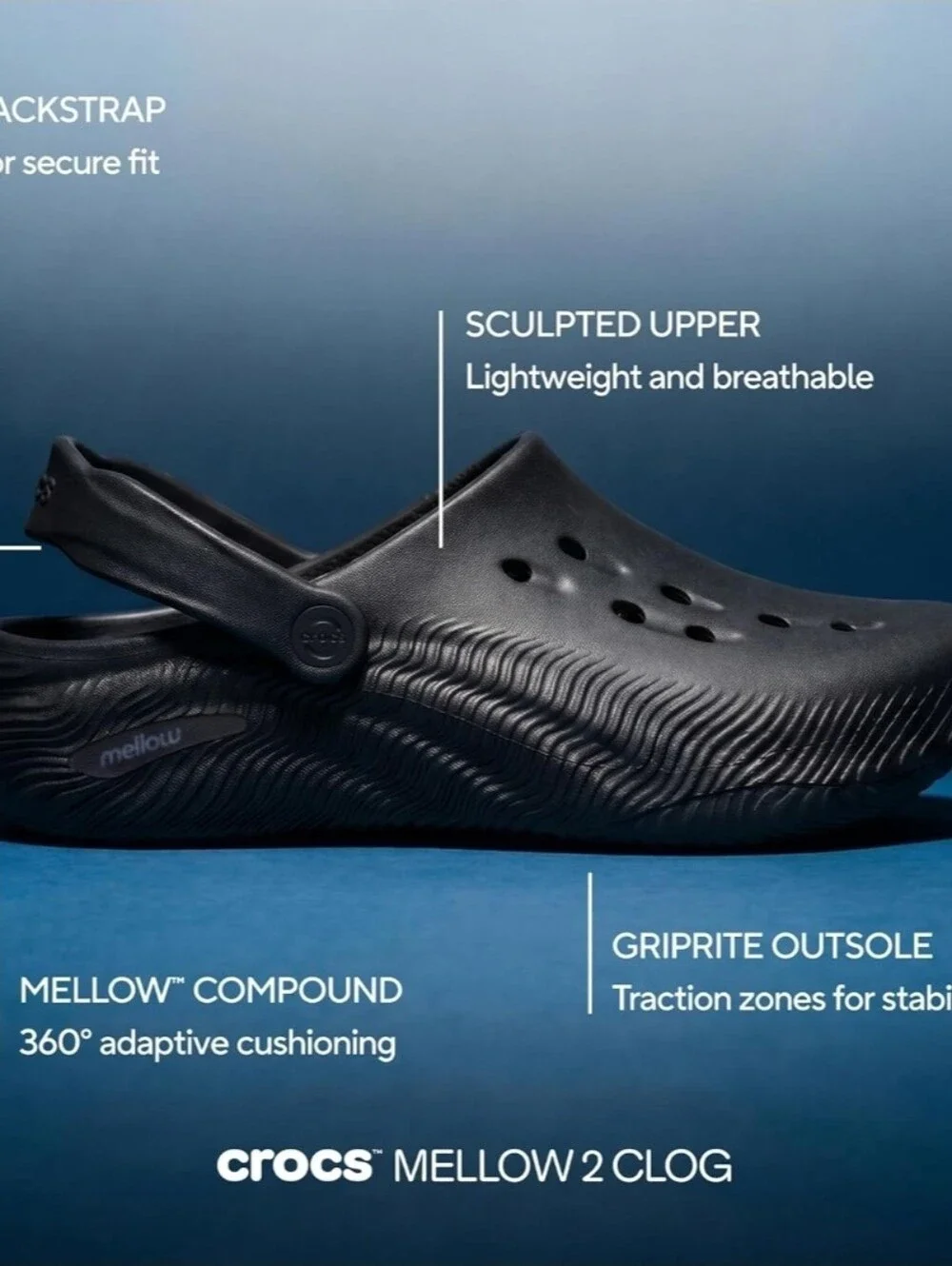 Crocs Unisex-Adult Mellow 2.0 Recovery Clogs